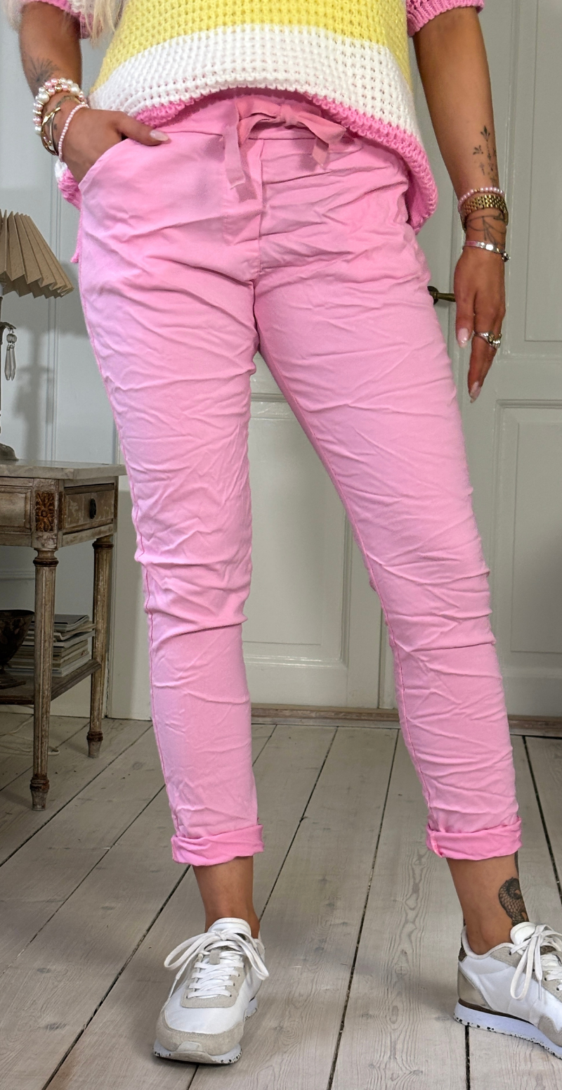 Nora luksus bukser baby rosa LikeLondon