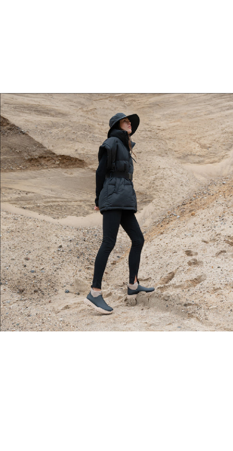 Vandtæt støvle black/coffee cream Woden