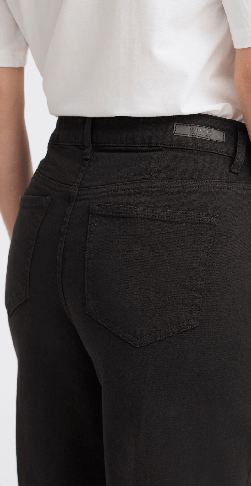 Lydia wide jeans black