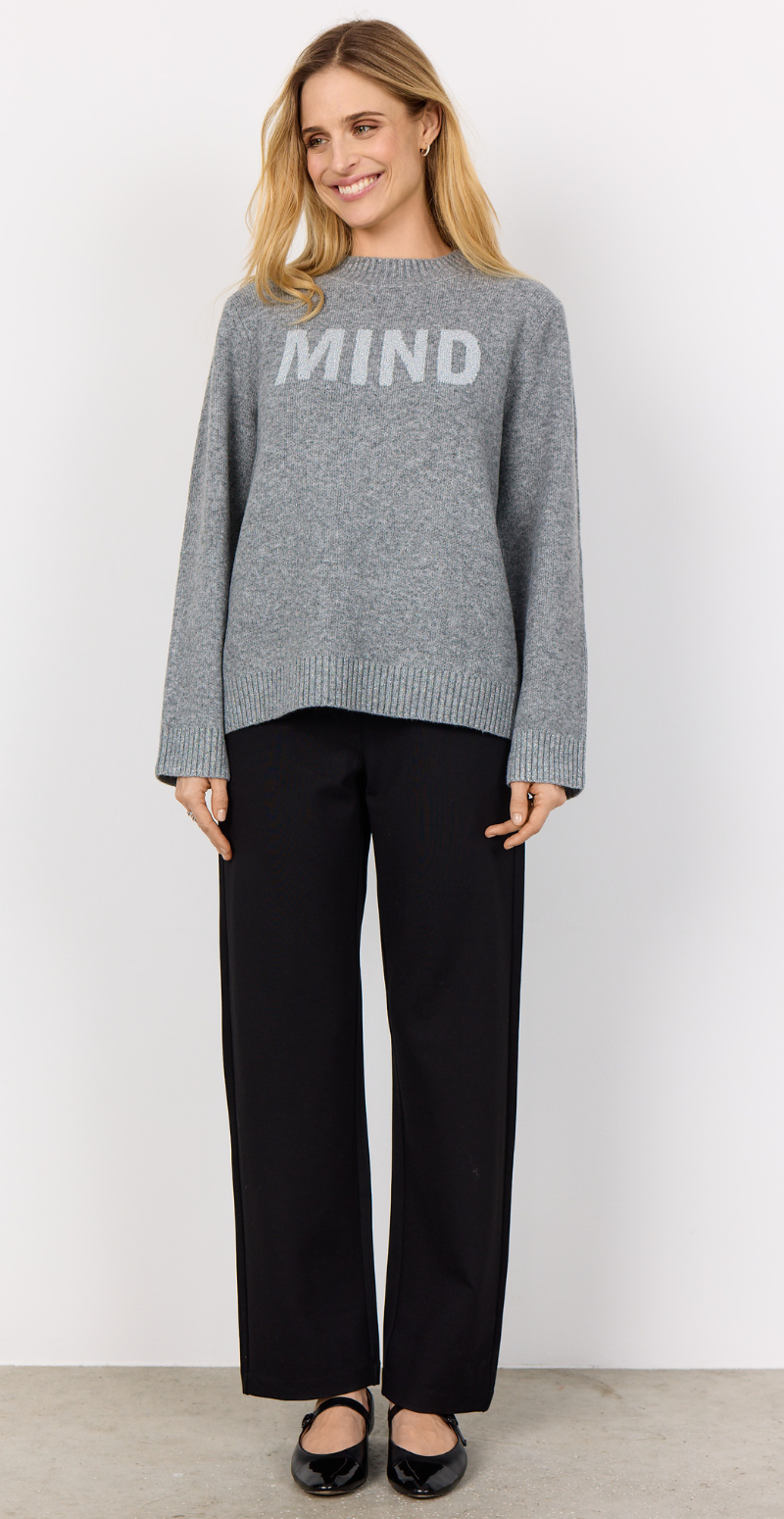 Audrey pullover grå Soyaconcept