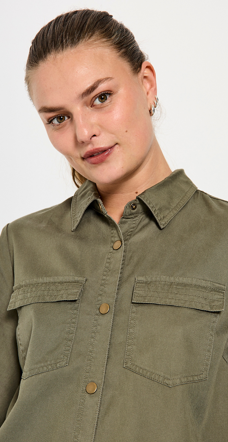 Lulina skjorte deep lichen green