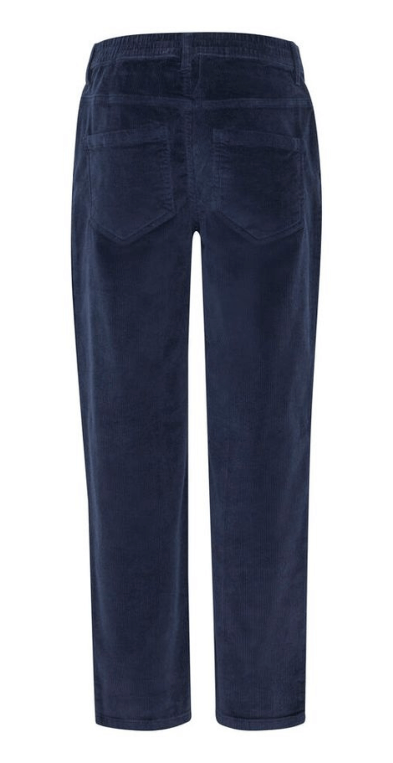Dasik cropped bukser navy