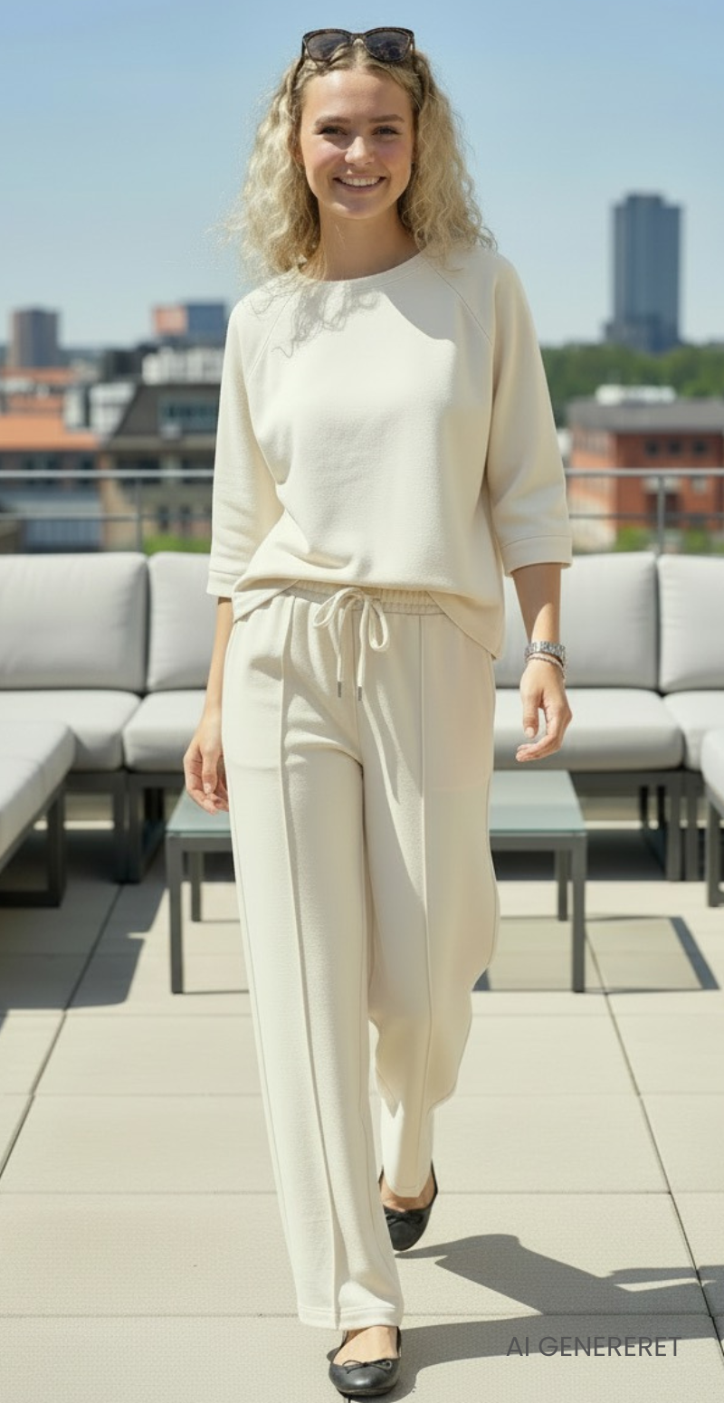 Banu sweatpants hvid LikeLondon