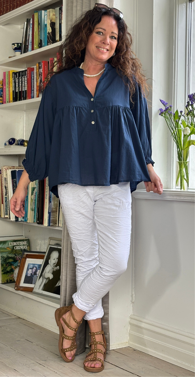 Francie bluse navy