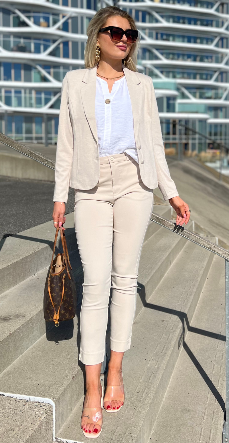 solvej ankel bukser beige