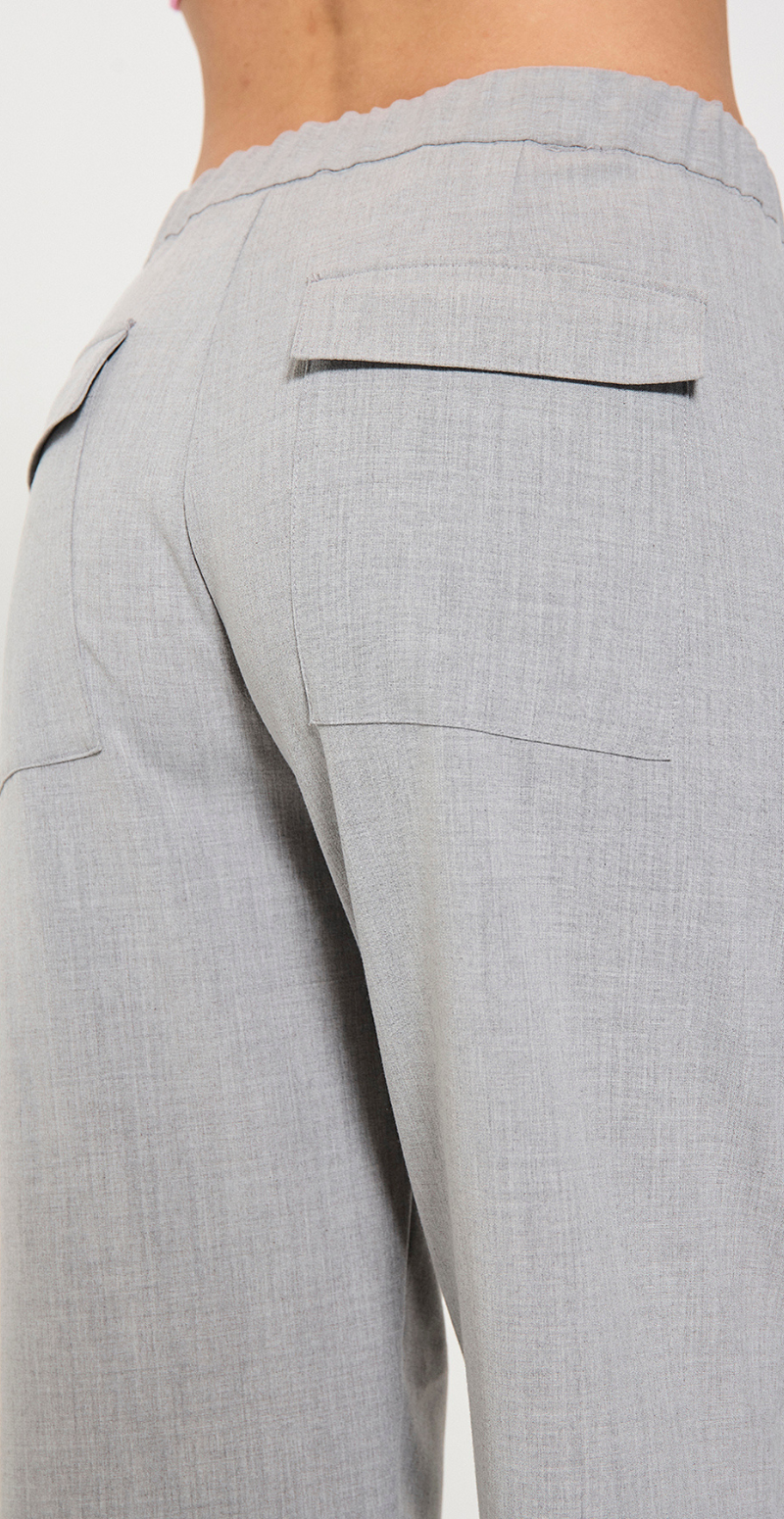 Swift cargo bukser light grey melange