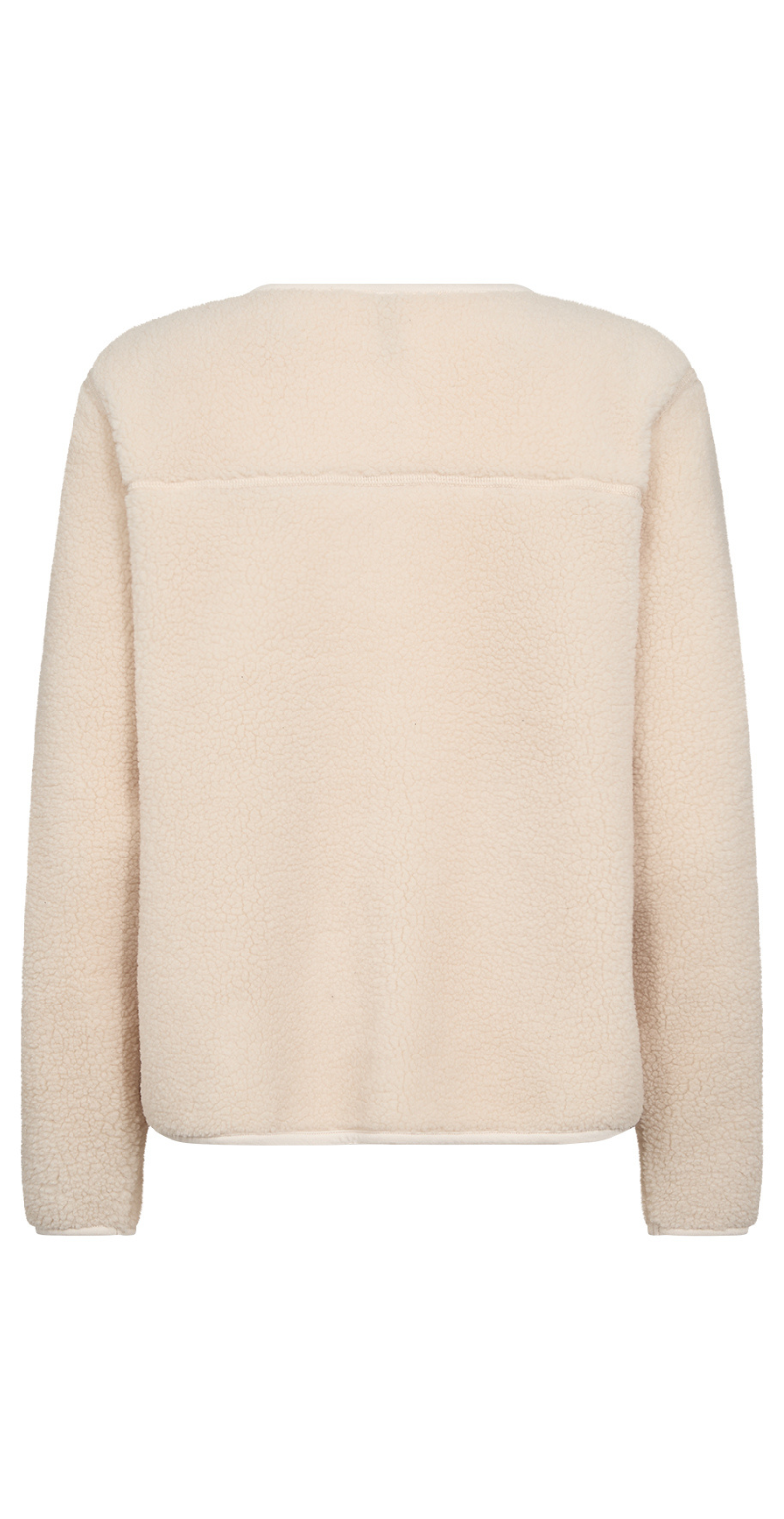 Darla teddy cardigan creme