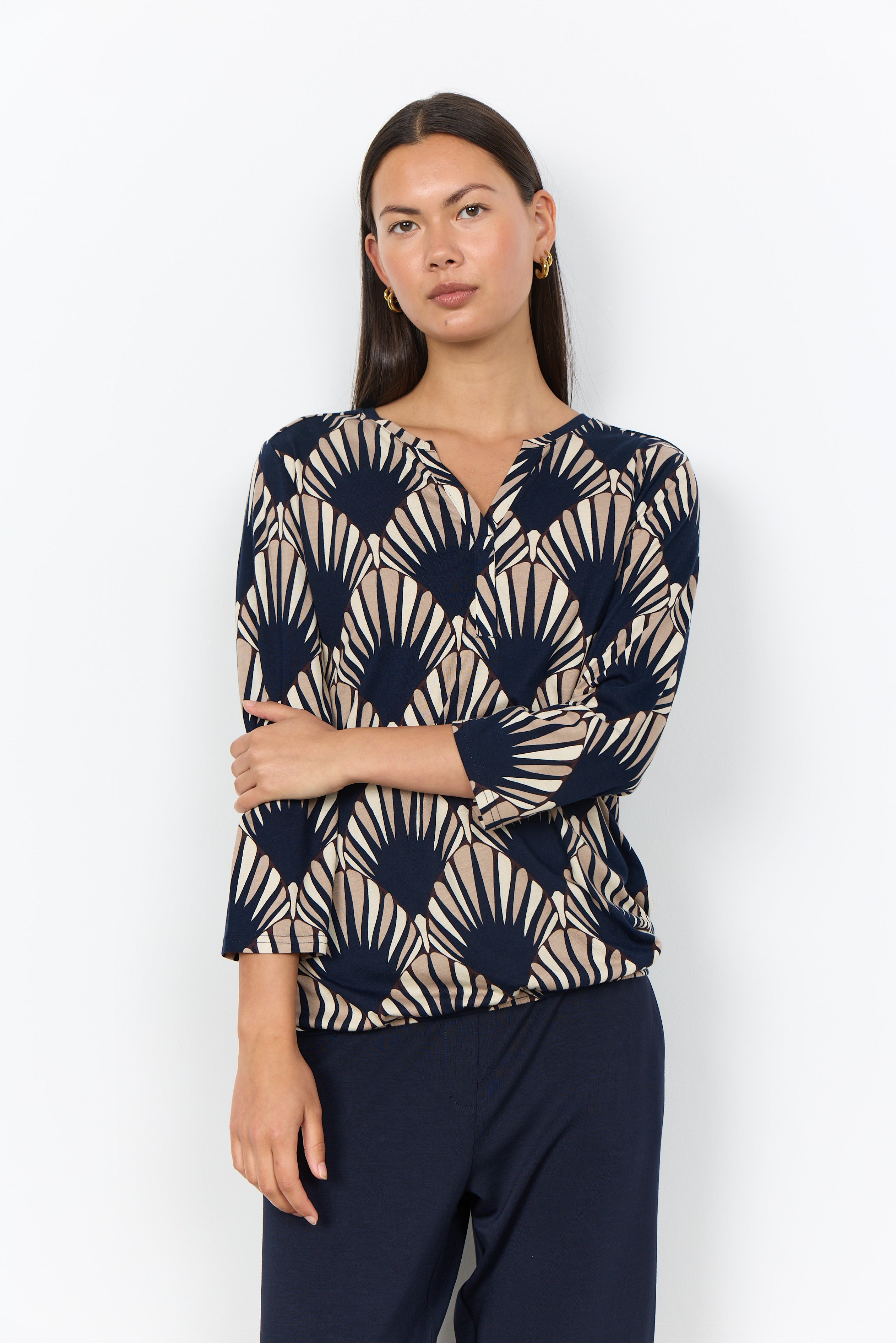 Felicity bluse navy Soyaconcept