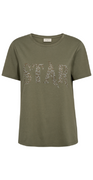 Star t-shirt deep lichen green