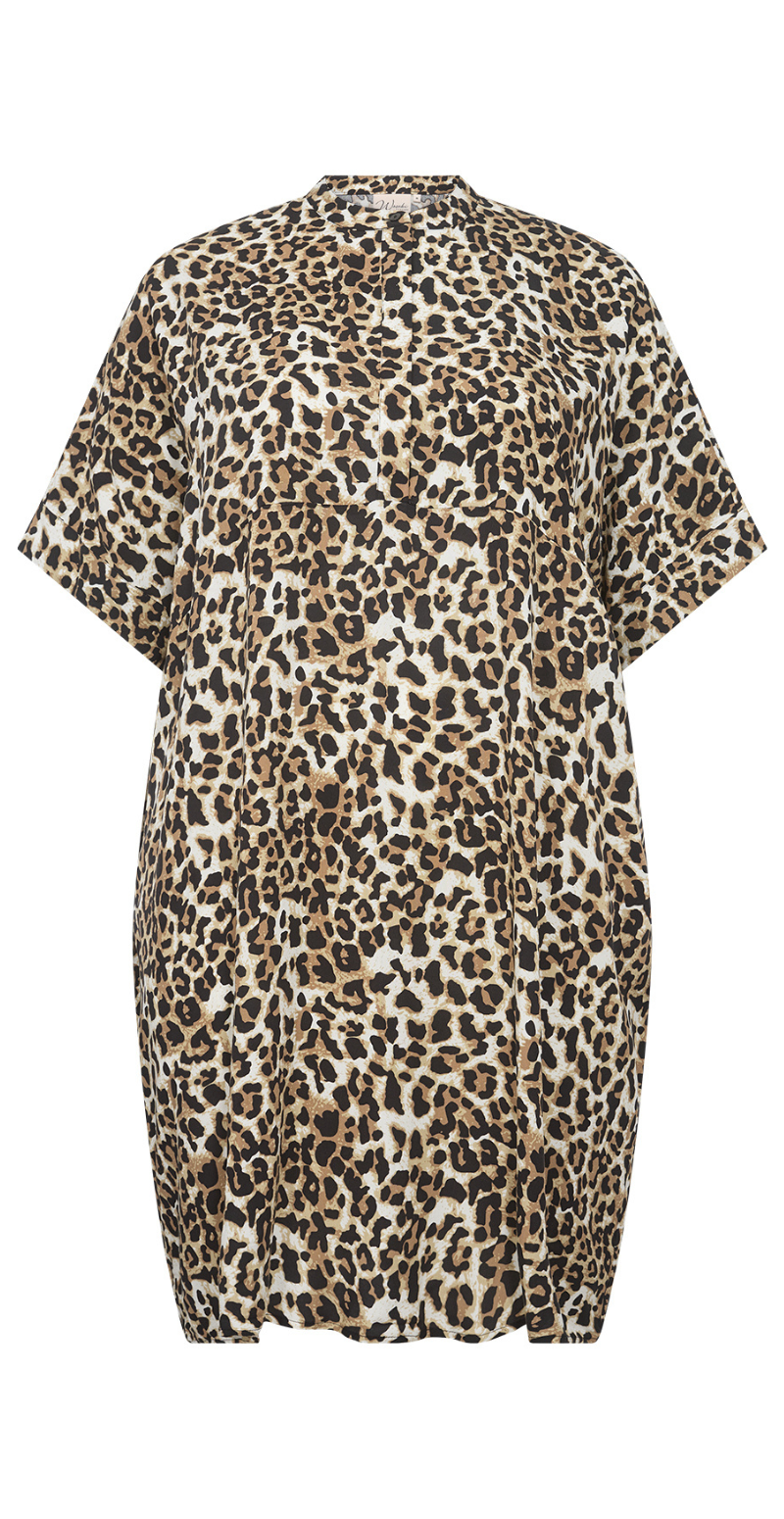 Tunika med leopard print 