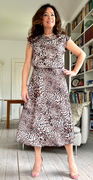 Forudbestil uge 18 - Tami nederdel med leopard print  LikeLondon