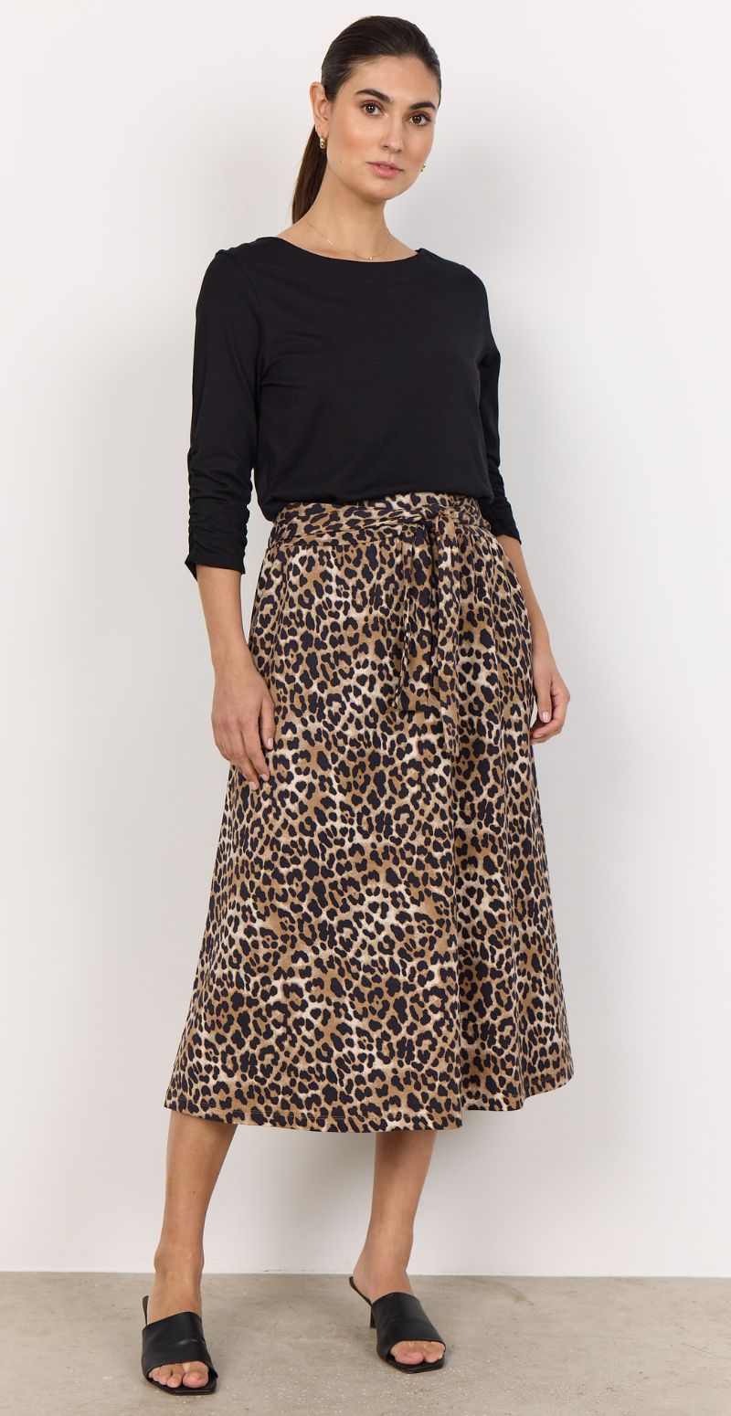 Lola nederdel med leopard print LikeLondon