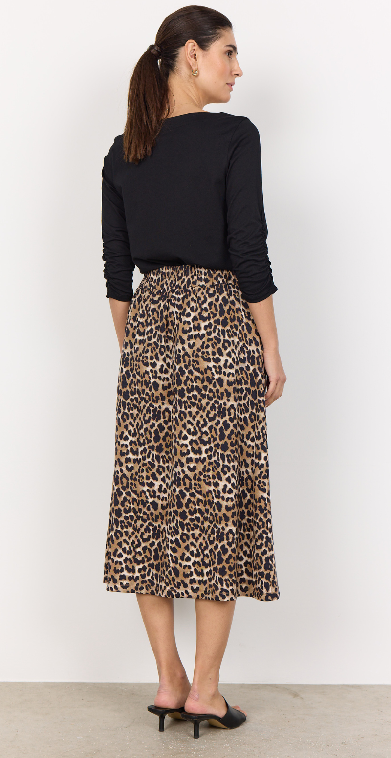 Lola nederdel med leopard print LikeLondon