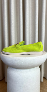 loafers med guld spænde grøn inderside likelondon shoes