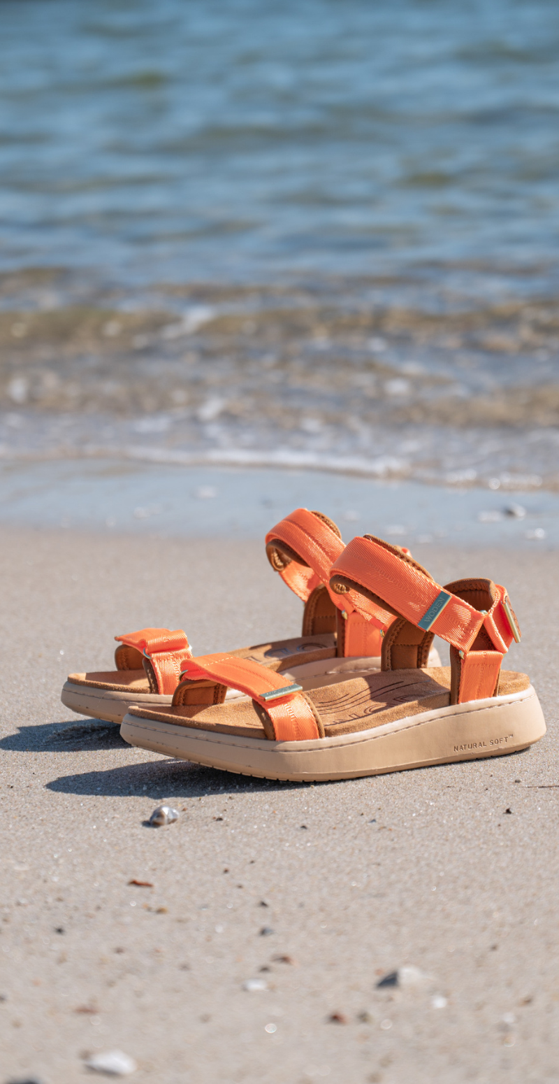 Sandal med velcro tiger