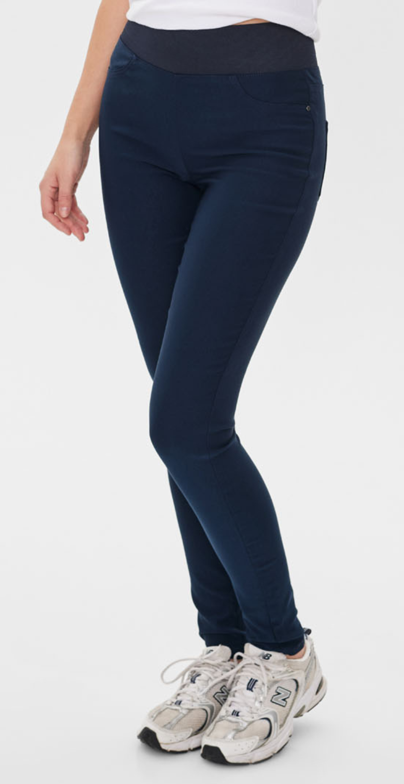 Shantal stretch buks navy
