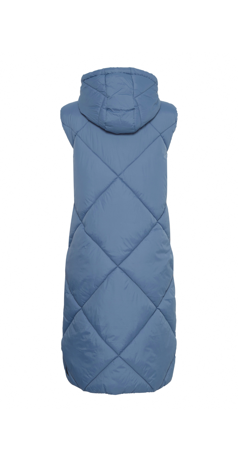 Bomina vest med lynlås blue horizon