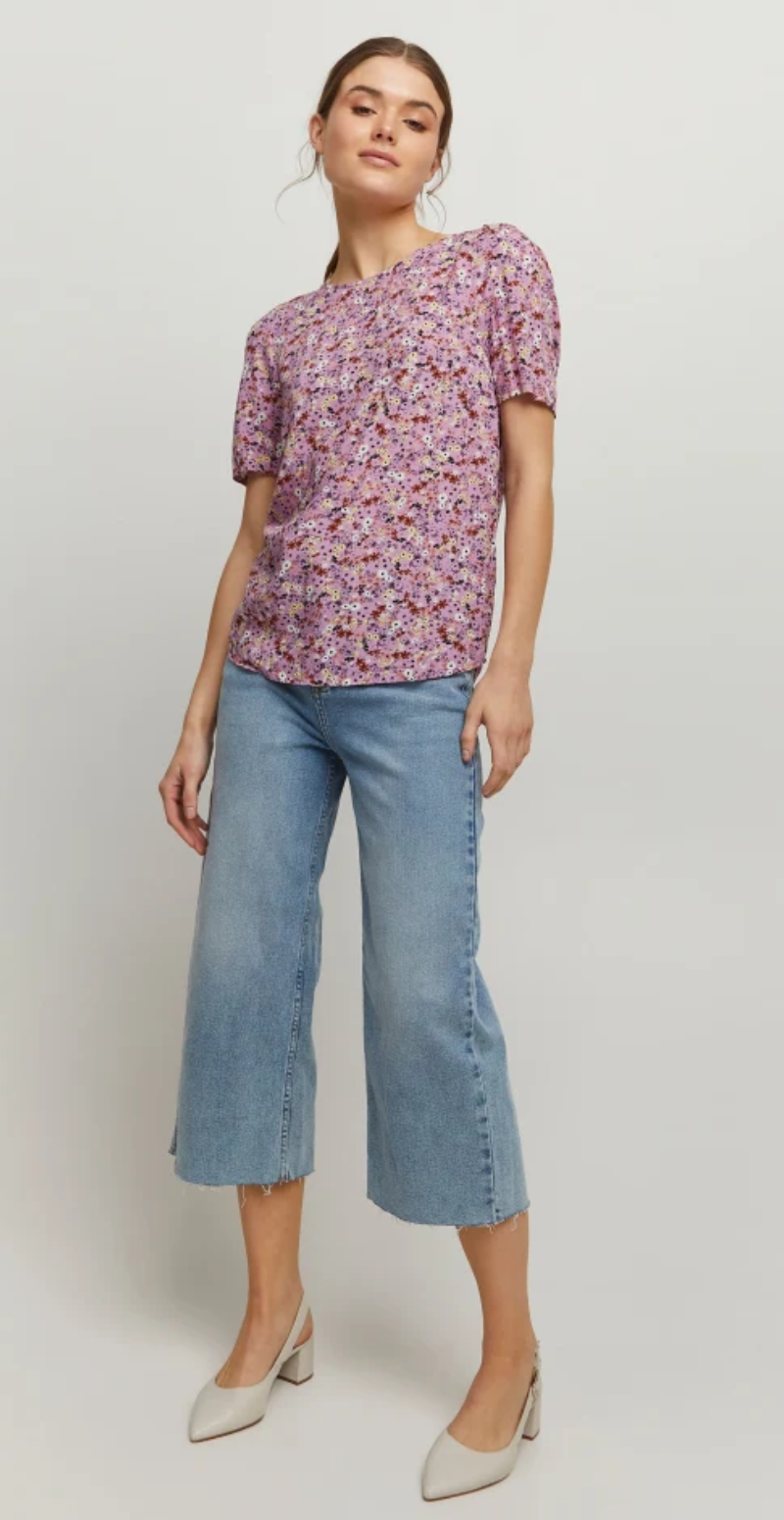 Joella t-shirt ash rose mix