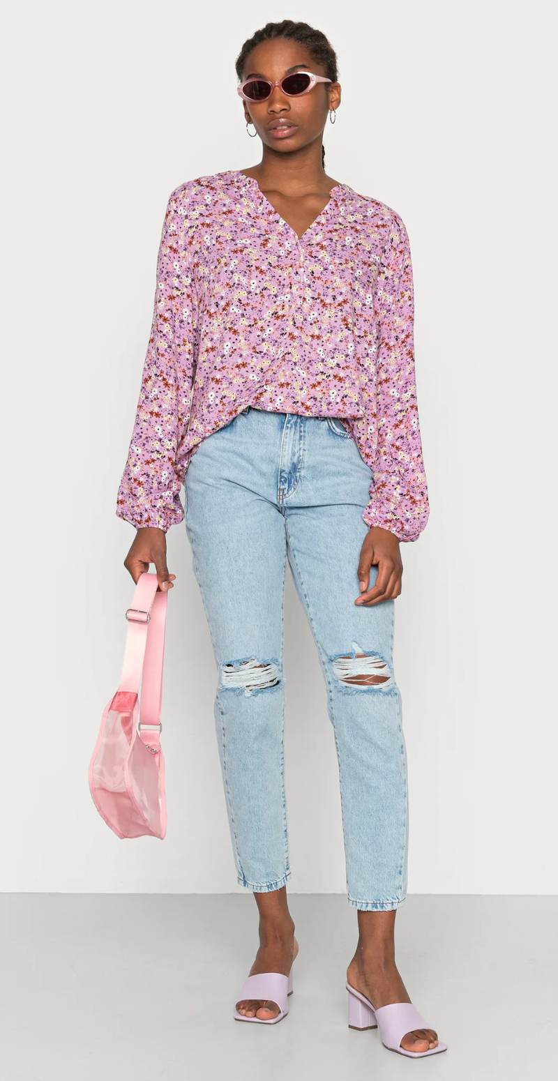 Joella bluse ash rose mix