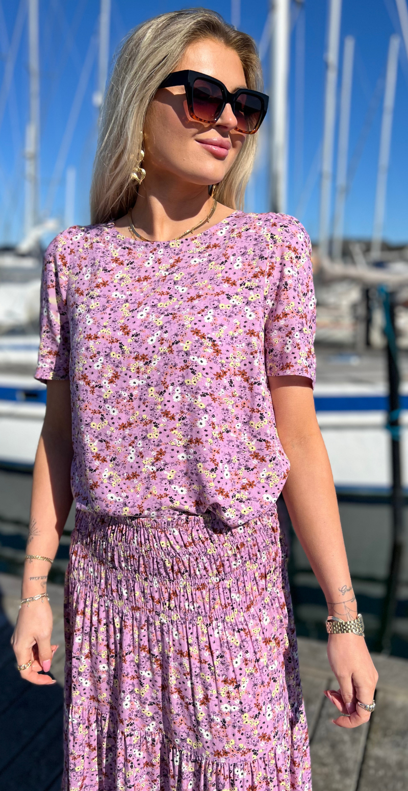 Joella t-shirt ash rose mix