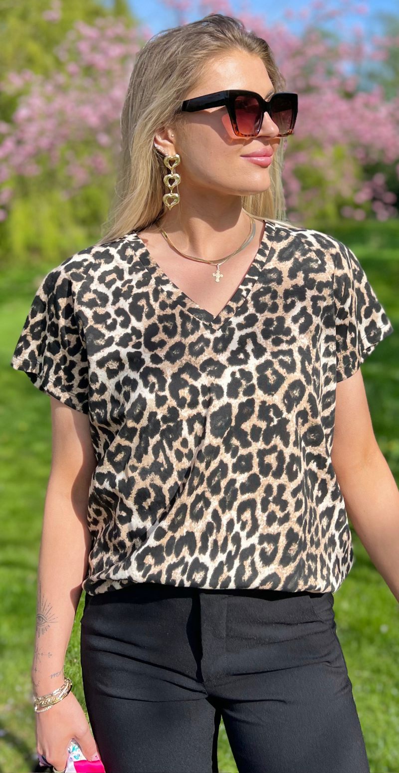 Seline t-shirt burro w. black