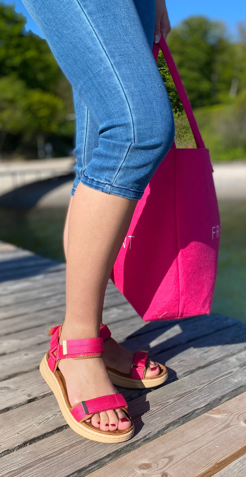 Sandal med velcro pitaya