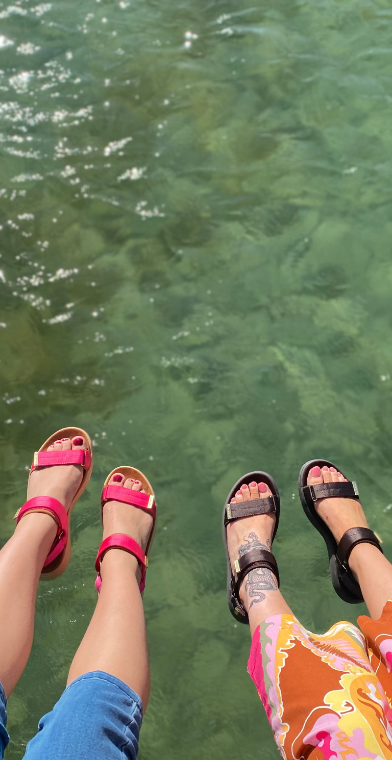 Sandal med velcro chocolate