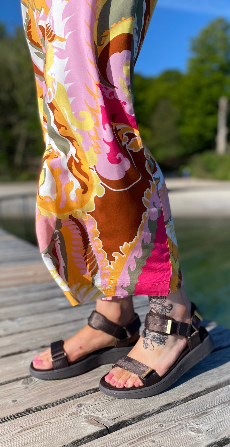 Sandal med velcro chocolate