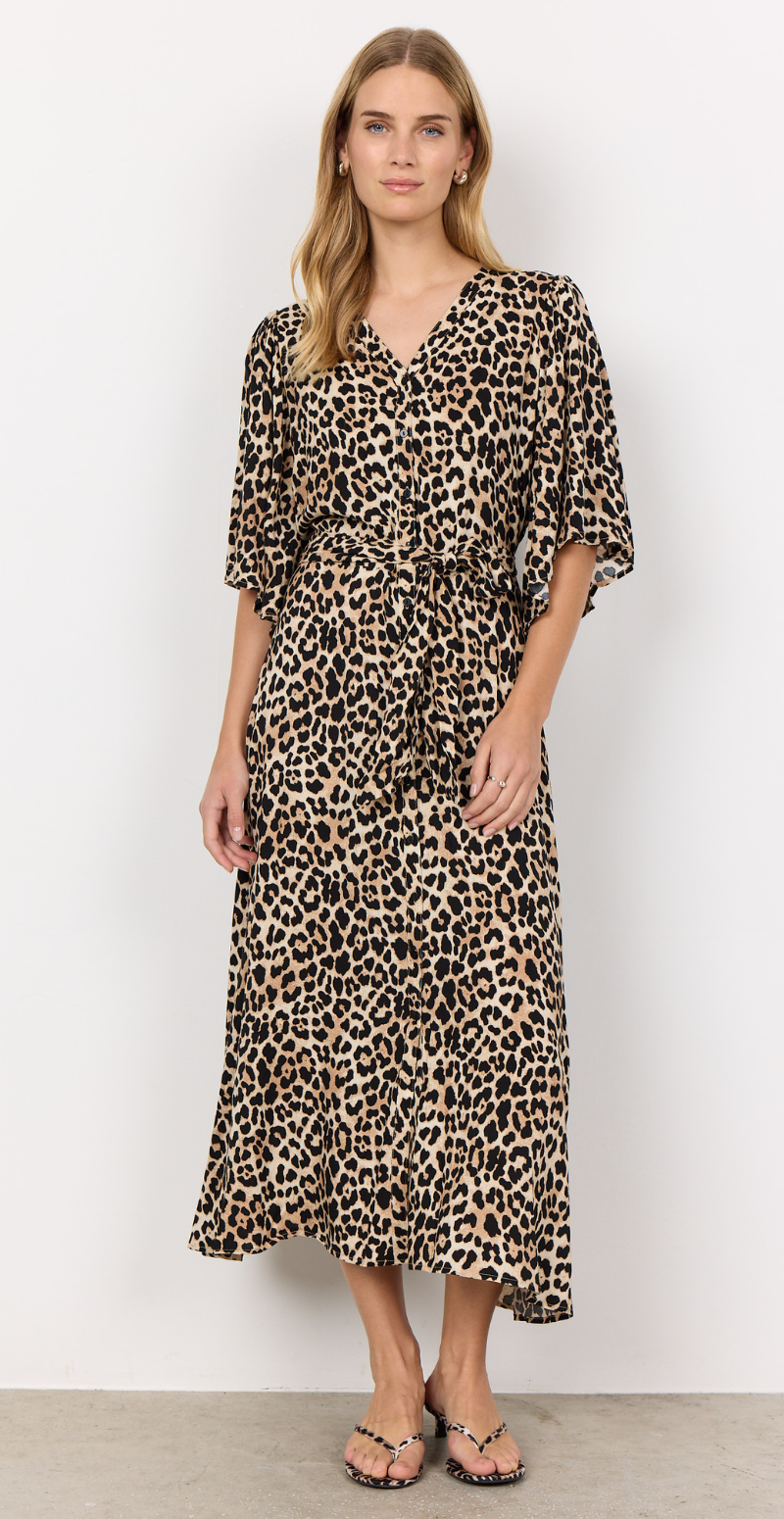 Pietta kjole leopardprint