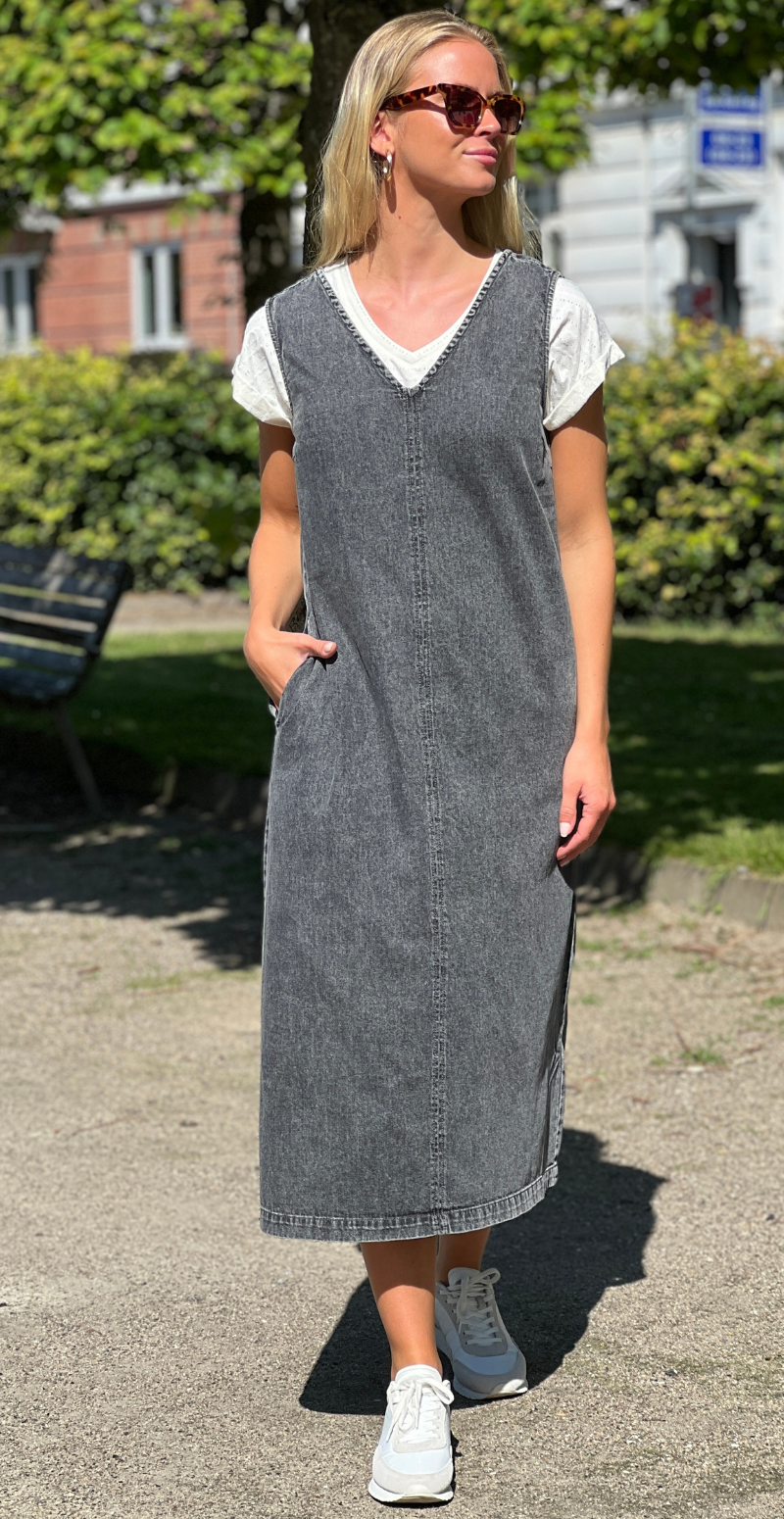 Lisea denim kjole vintage grey denim