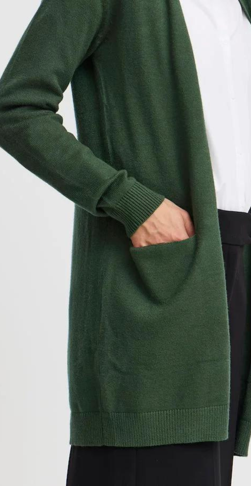 Cardigan i strik sycamore