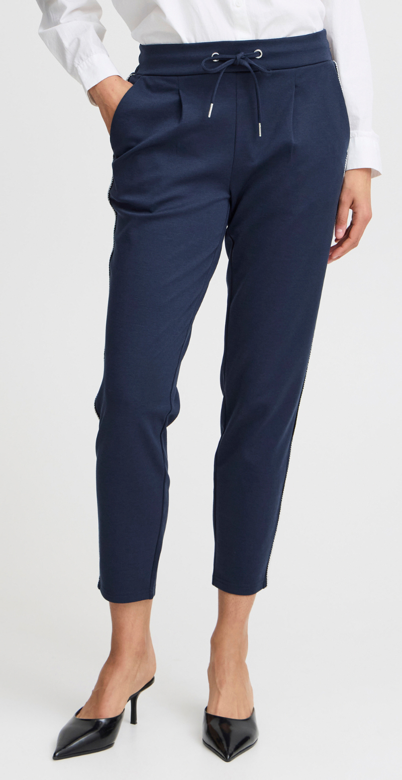 Rizetta deco pants navy