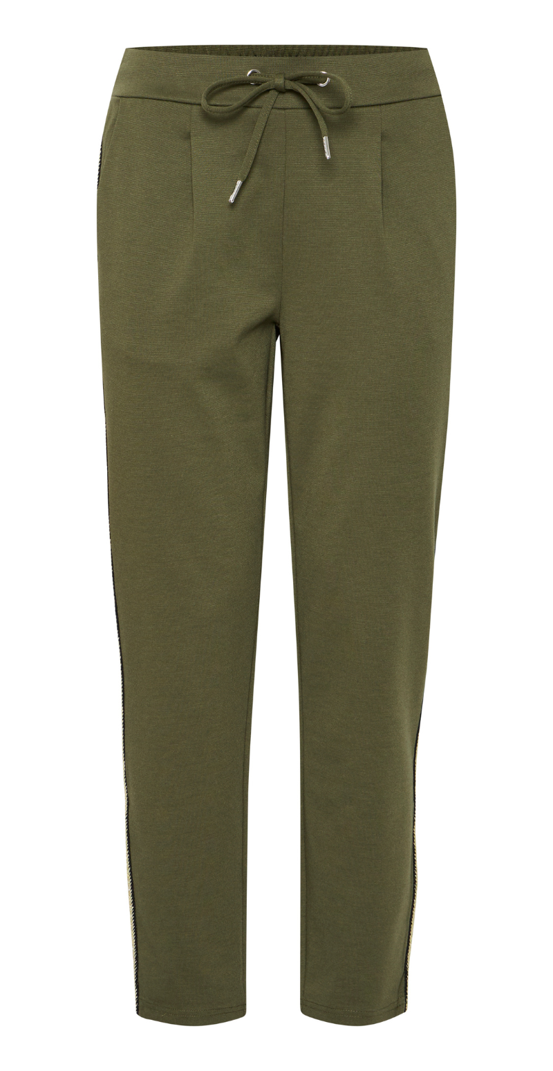 Rizetta deco pants olive night