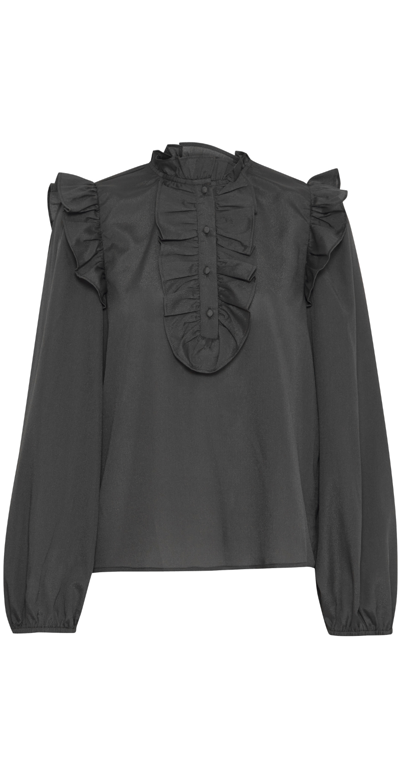 Haniko bluse asphalt