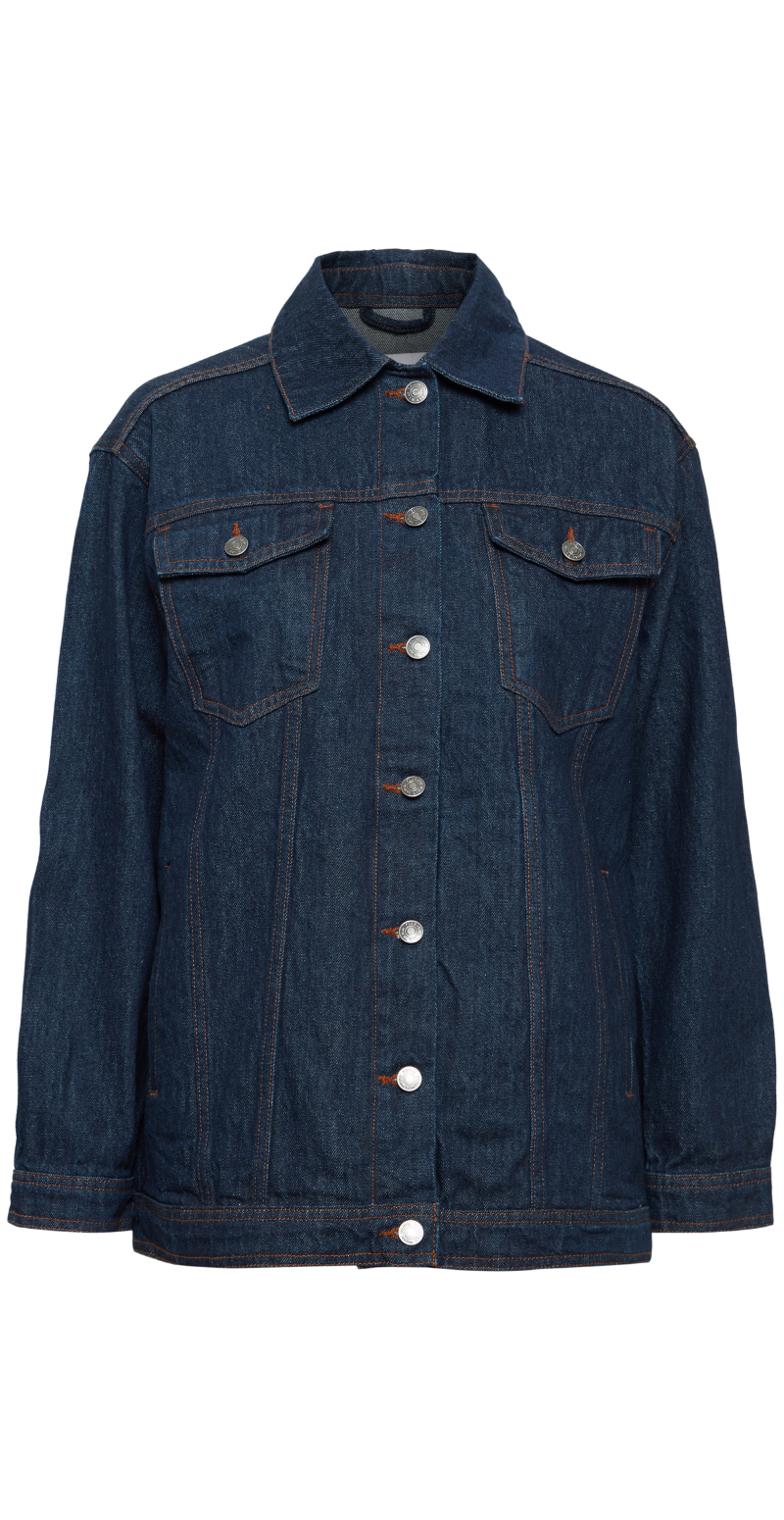 Kalo oversize denim jakke dark blue
