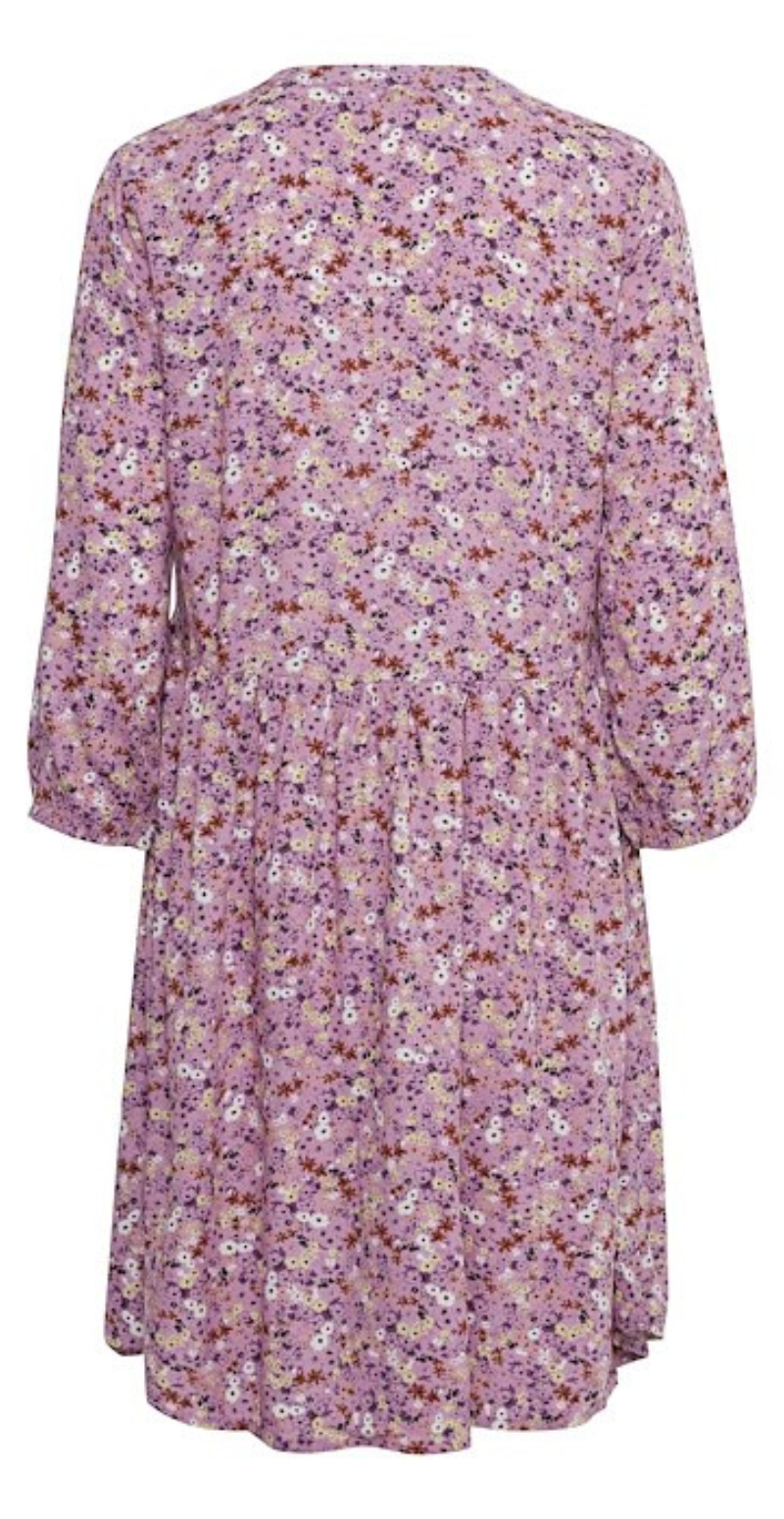 Joella kjole med knapstolpe ash rose mix