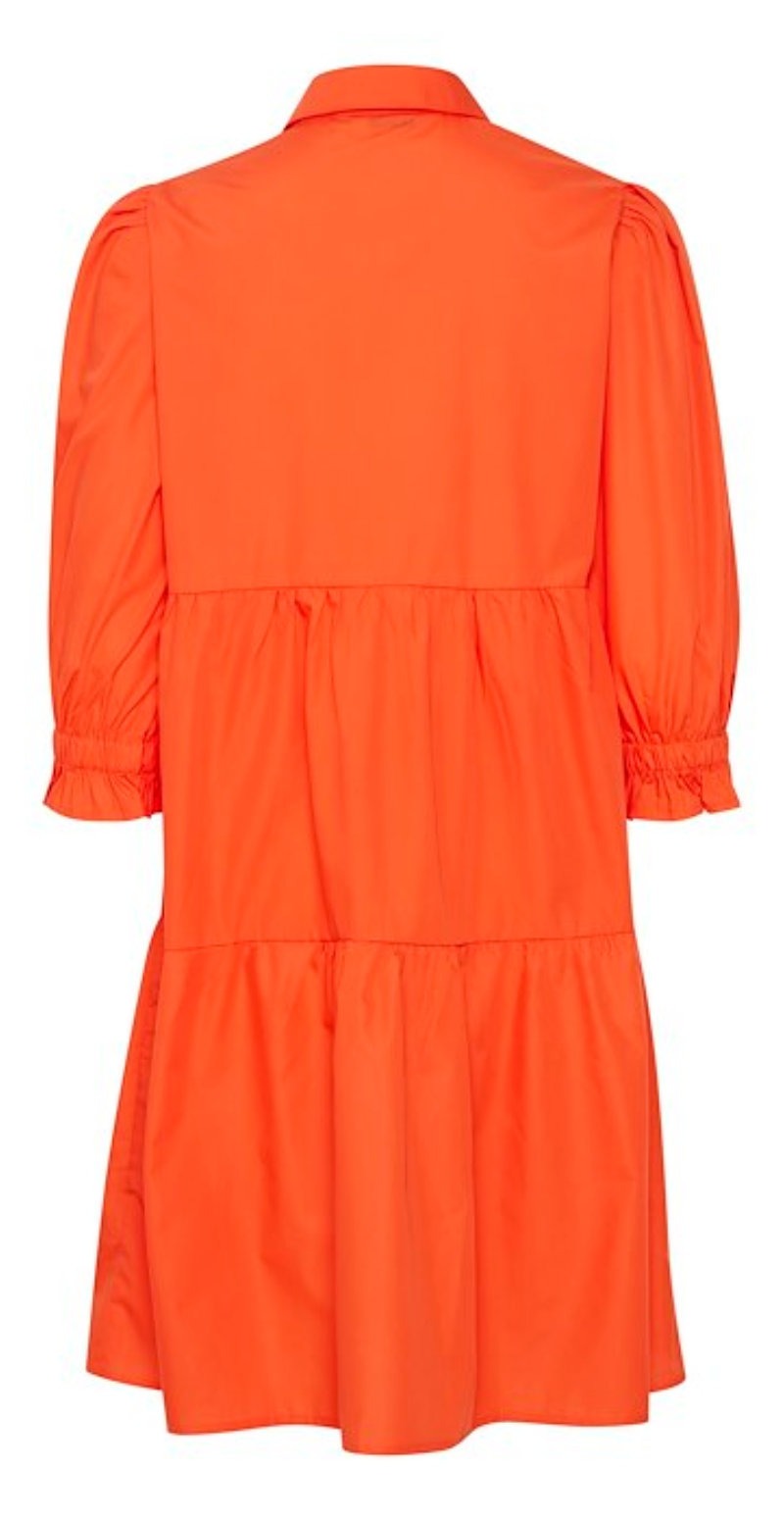 Gissa kjole mandarin red