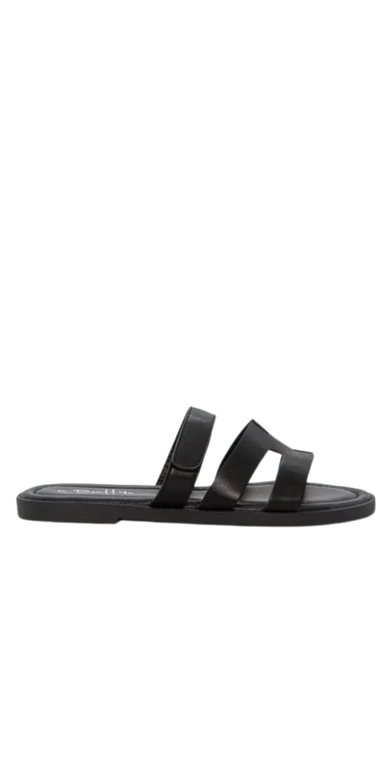 Slip-in med velcro rem sort