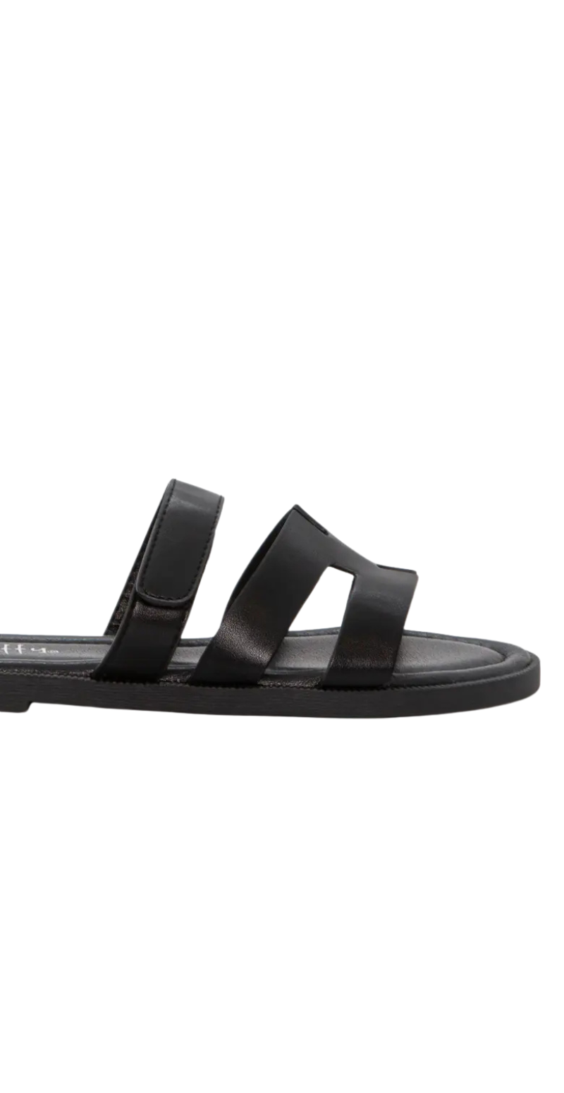 Slip-in med velcro rem sort