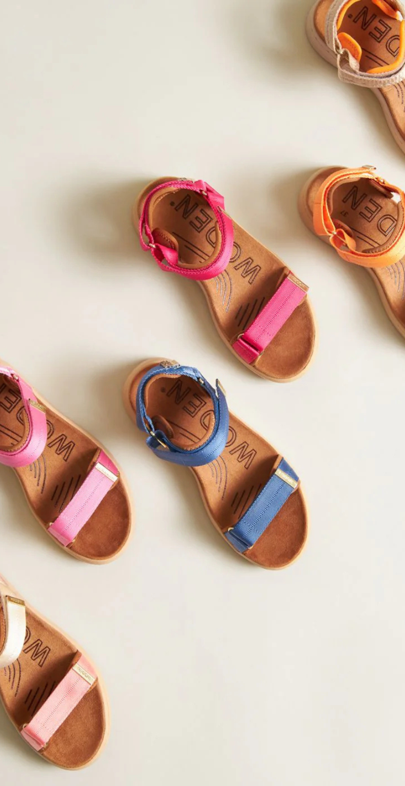 Sandal med velcro pitaya