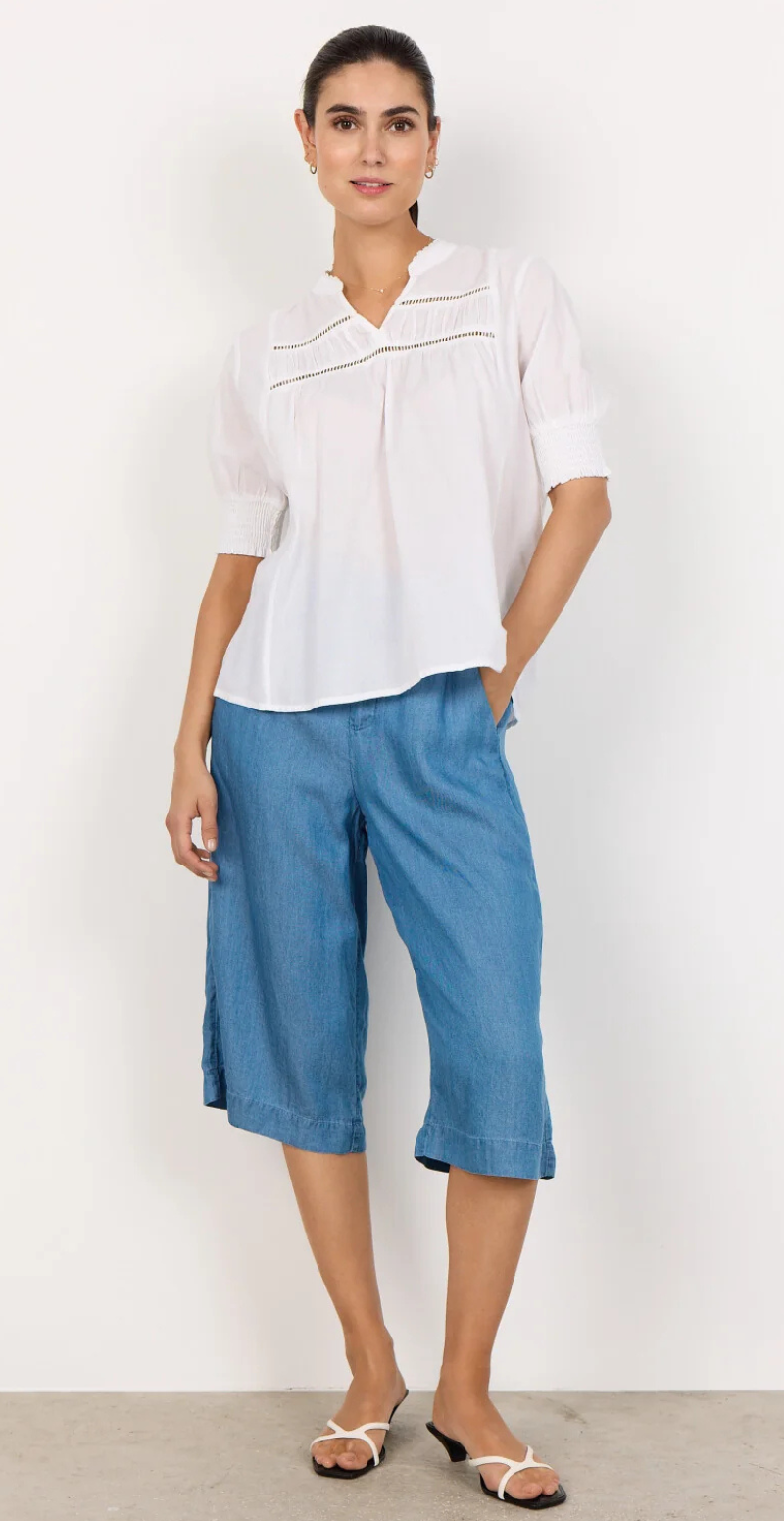 Caliste bluse hvid Likelondon