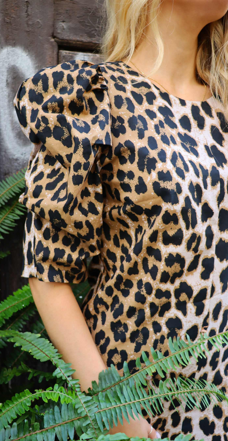 Winnie kjole leopard