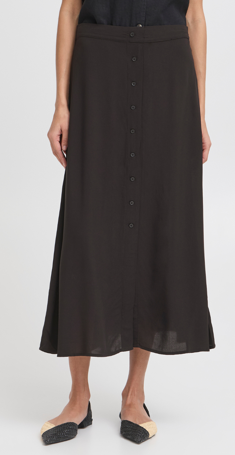 Joella midi skirt black