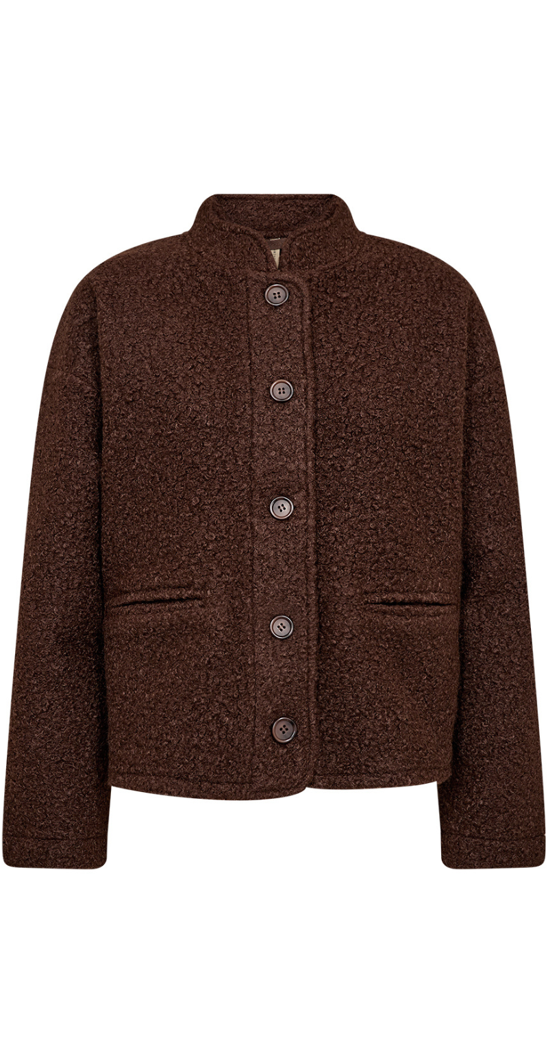 Shaima jakke dark brown