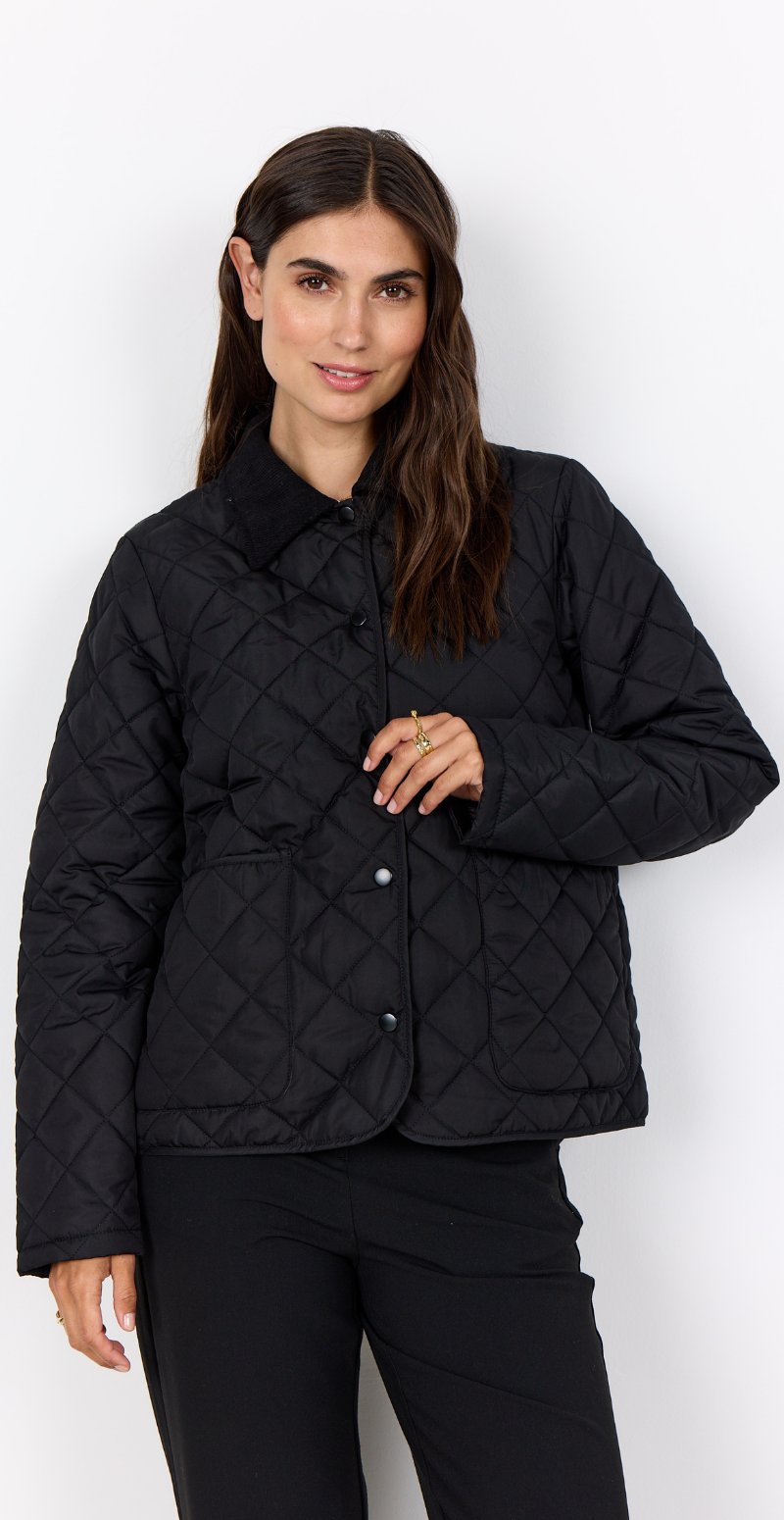 Fenya kort jakke sort