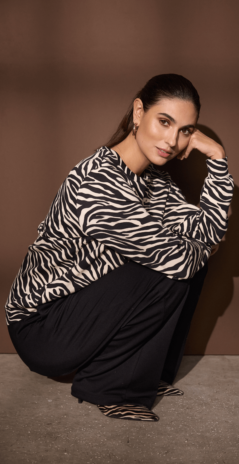 Fionia bluse sort