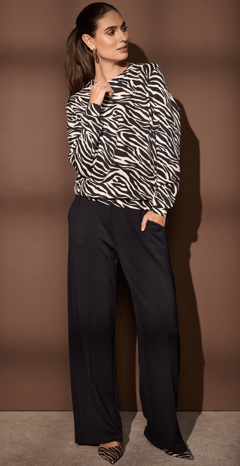 Fionia bluse sort
