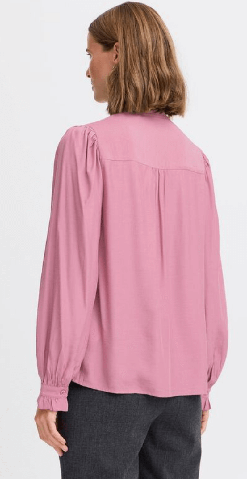 Byfenja skjortebluse rosa