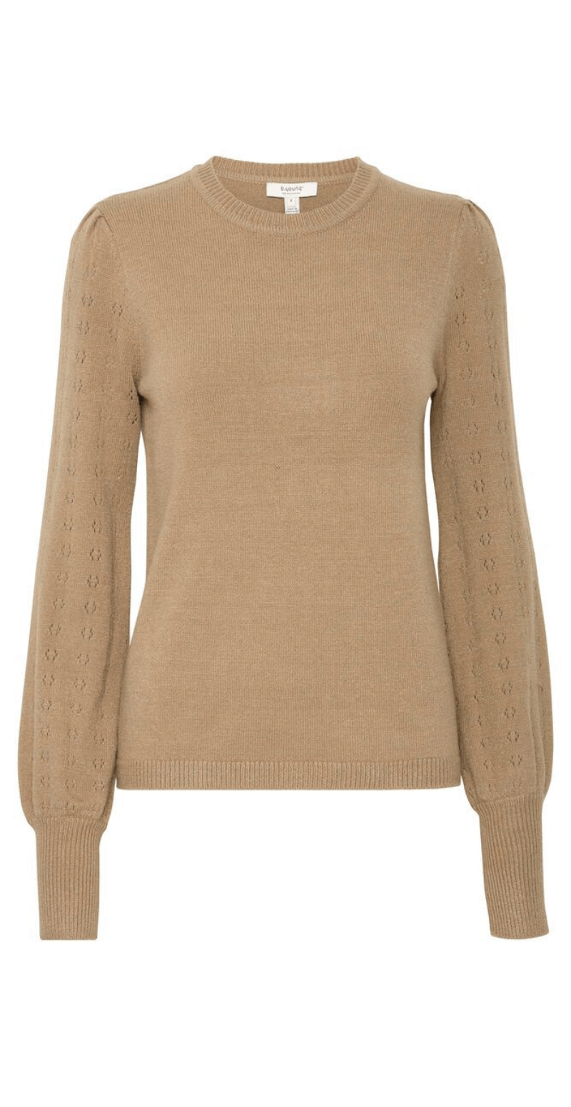 Nonina bluse sepia tint melange