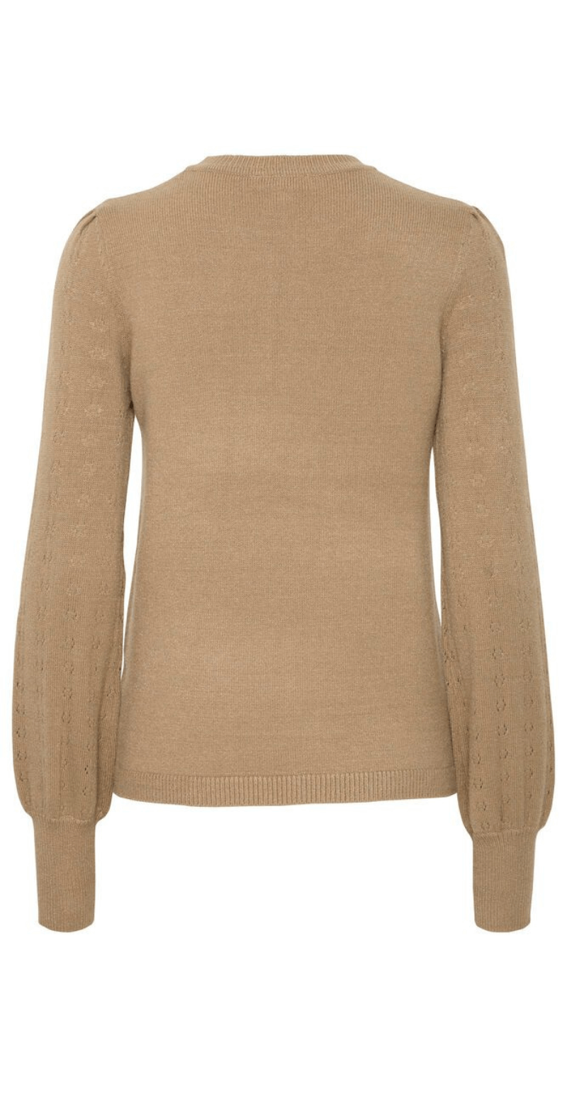 Nonina bluse sepia tint melange